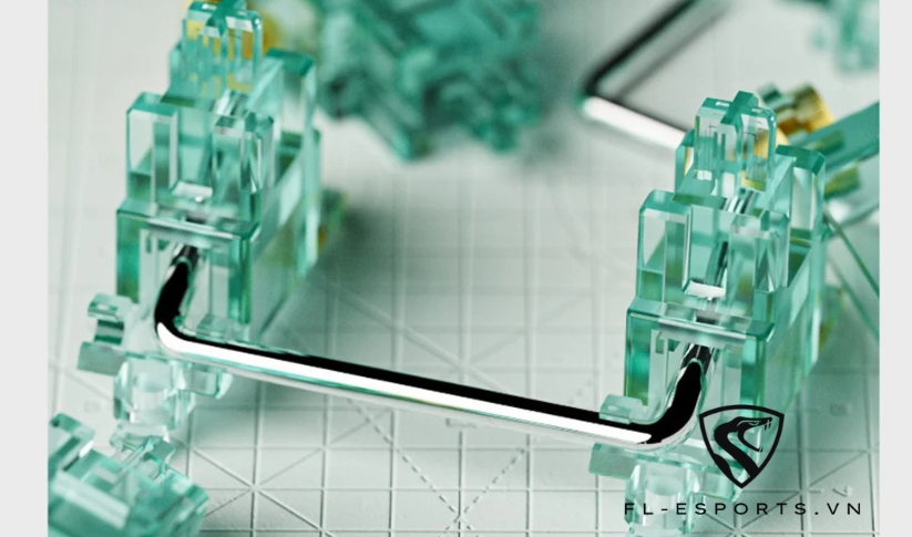 FL-Esports Stabilizers Transparent Crystal Screw-In PCB Mount