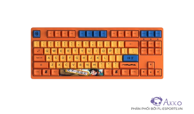 Bàn phím cơ Akko 3087 Dragon Ball Z Goku