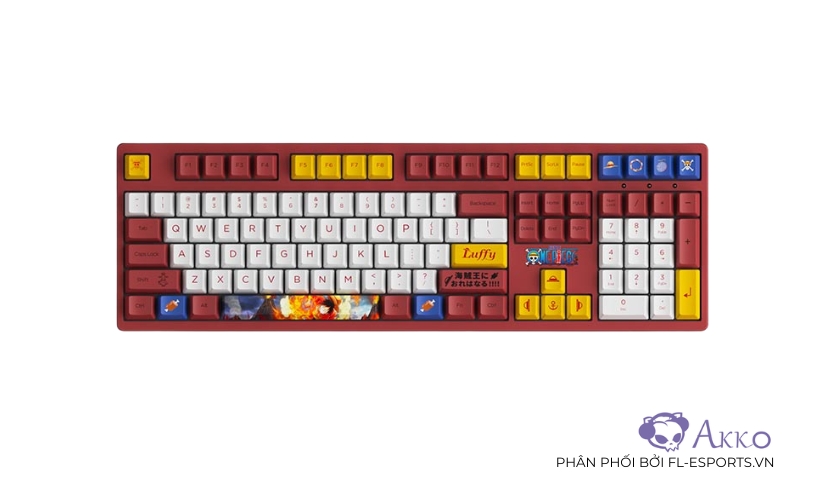 Bàn phím cơ không dây AKKO 3108 RF One Piece Luffy