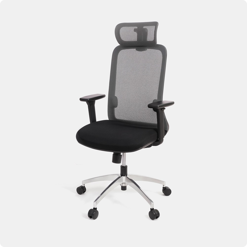 ghe-cong-thai-hoc-hyperwork-cloud-chair-luoi-xam-01 Ghế công thái học văn phòng Hyperwork Cloud Chair OC03