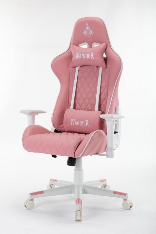ghe_choi_game_warrior_raider_wgc206-white_pink_h3 Ghế gaming Warrior Raider Series WGC206 Pink