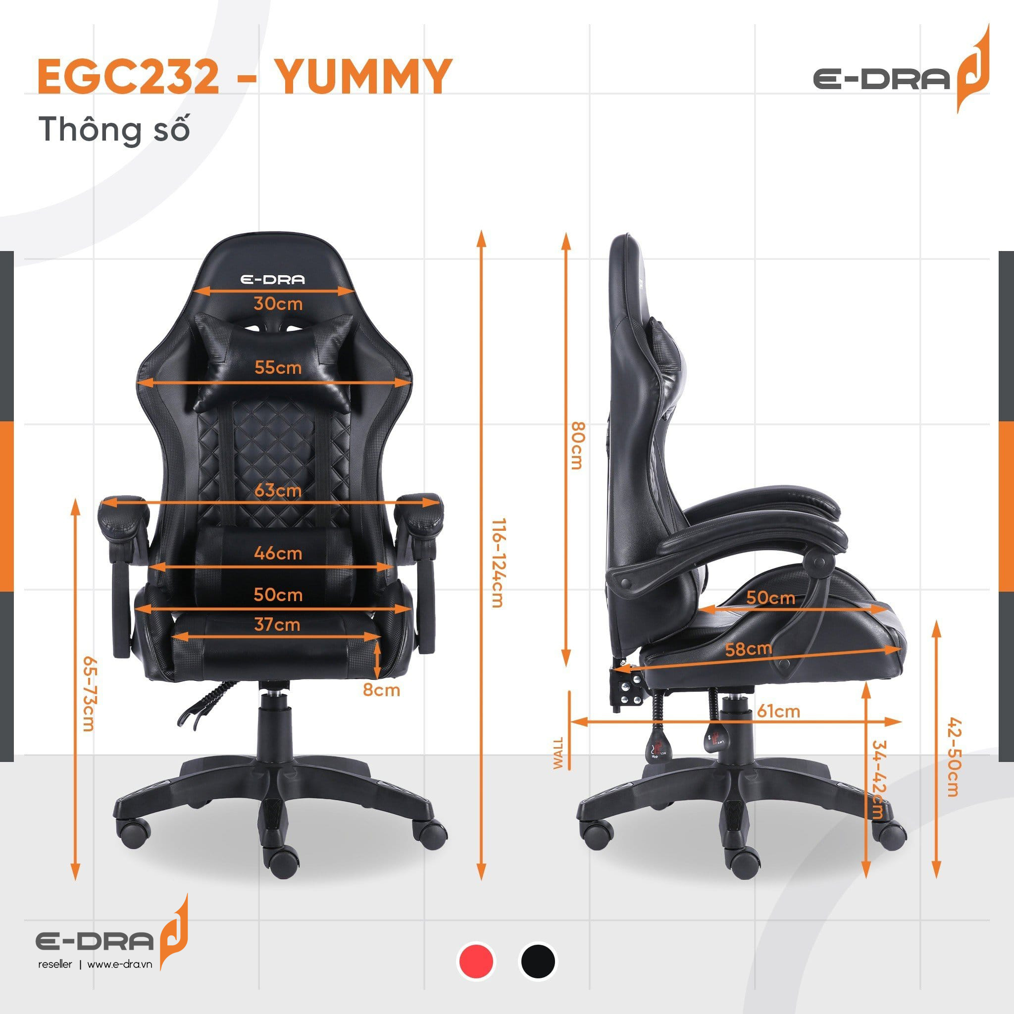 Cách đo chiều cao ghế gaming
